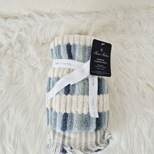 NWT Brooks Brothers Set of 2pc Premium Turkish Hand Towels 100% cotton